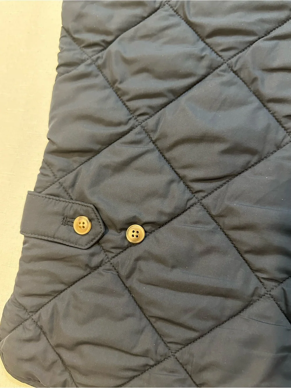 J.Crew Quilted Navy Vest Men’s Medium